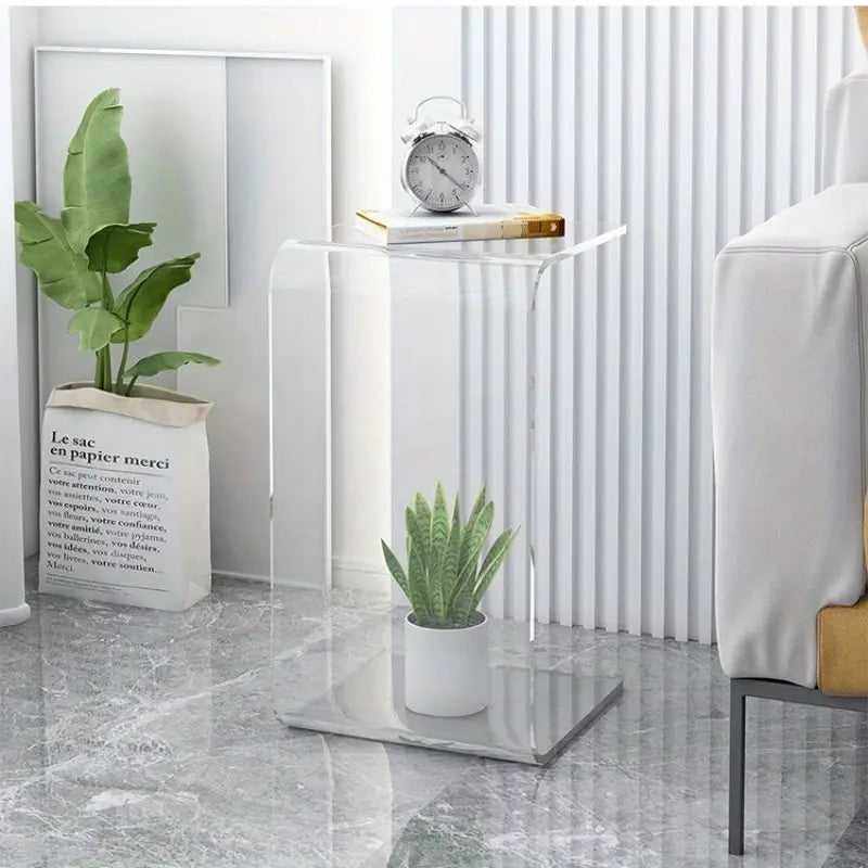 Măsuță laterală minimalistă din acril