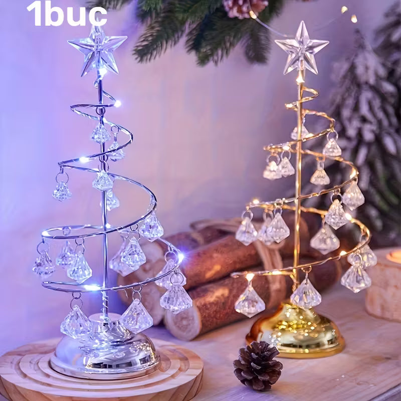 Pom de Cristal cu Diamante Decorativ