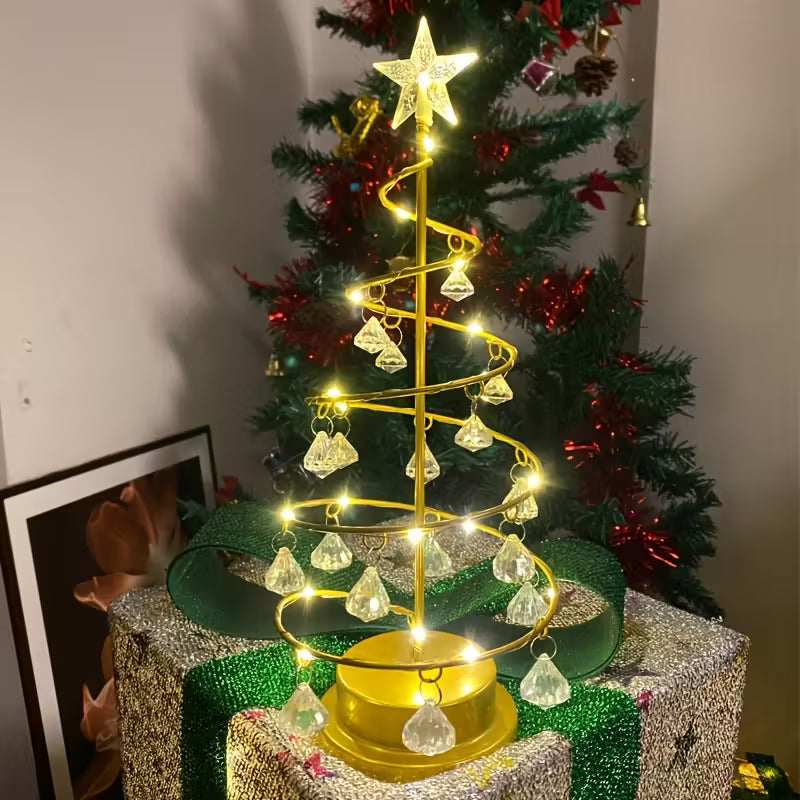 Lumină festivă artificială pentru brad de Crăciun