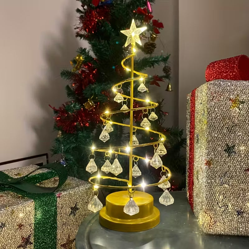 Lumină festivă artificială pentru brad de Crăciun