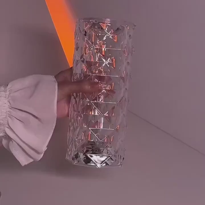Lampă de masă cu diamant de cristal