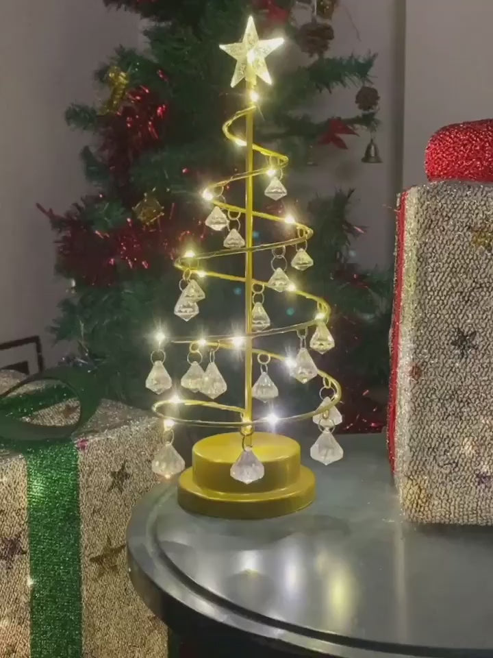 Lumină festivă artificială pentru brad de Crăciun