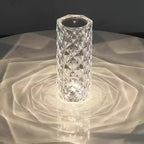 Lampă de masă cu diamant de cristal