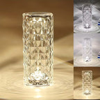 Lampă de masă cu diamant de cristal