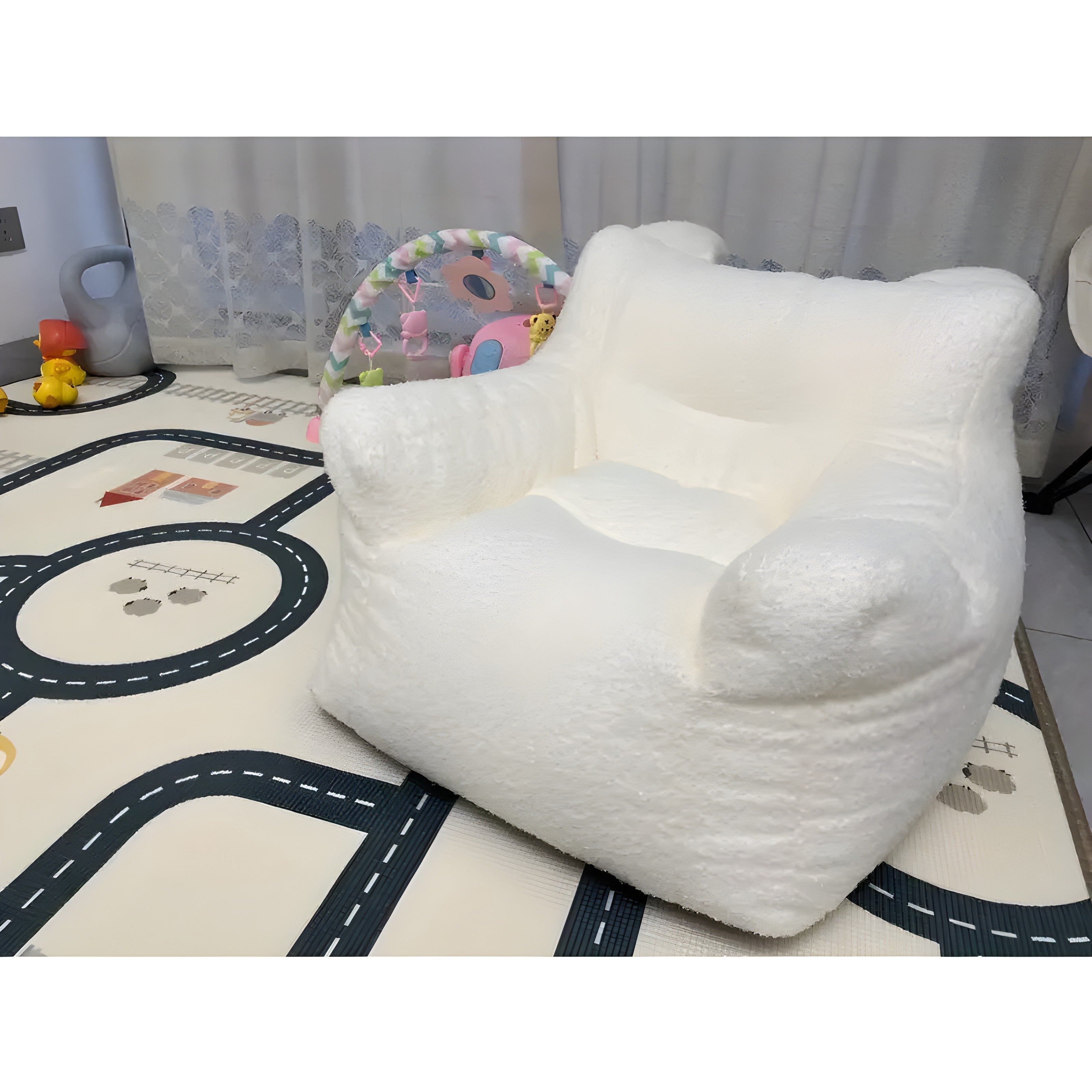 Canapea casual din catifea moale