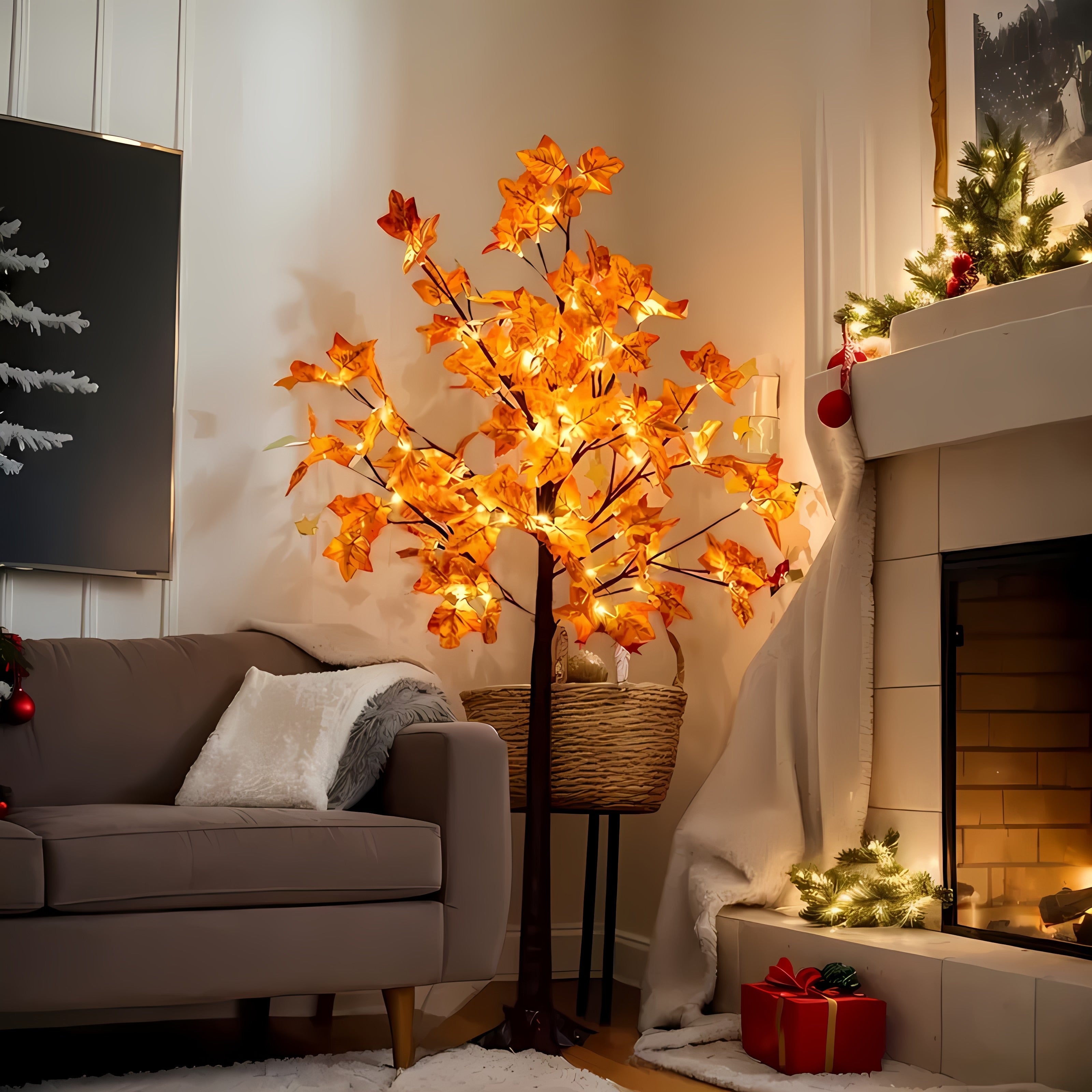 Palmier LED cu Lumini