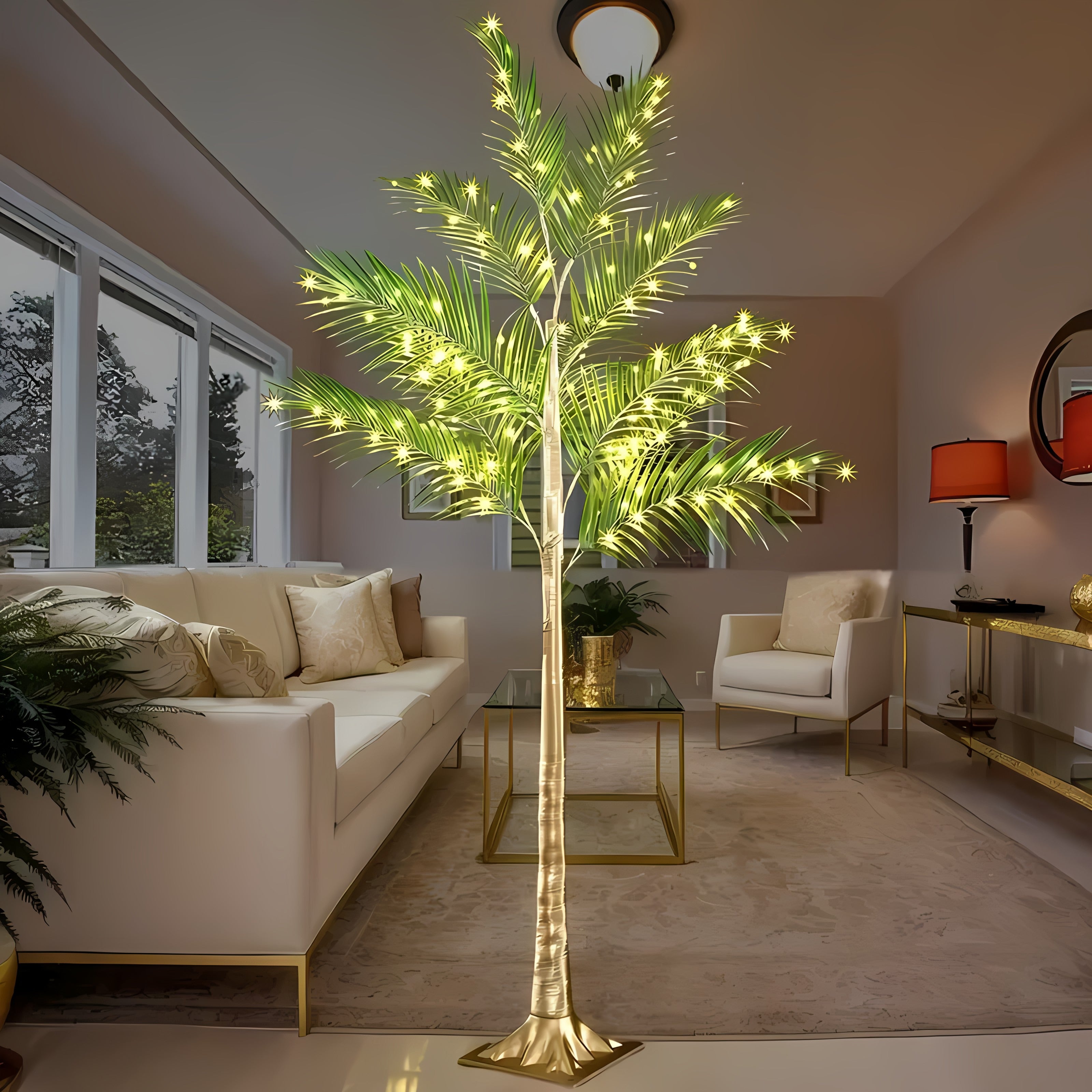 Palmier LED cu Lumini