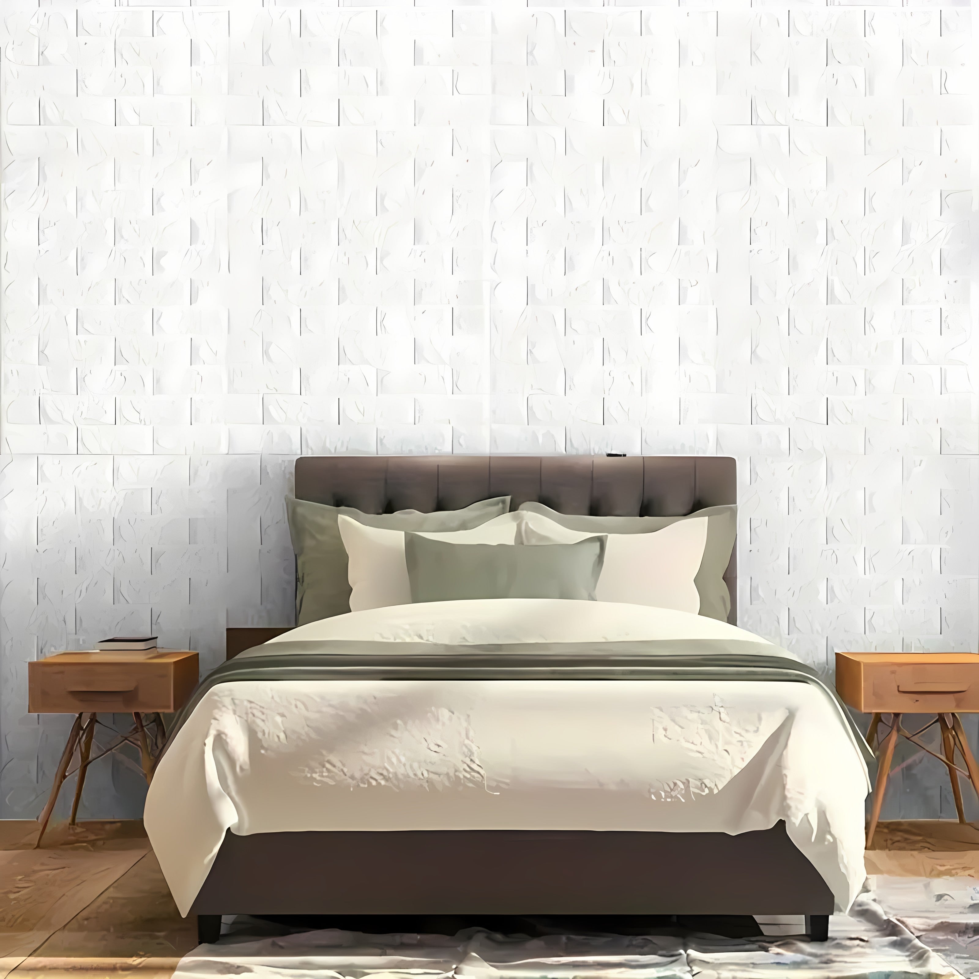 Panou decorativ 3D din spumă autocolantă