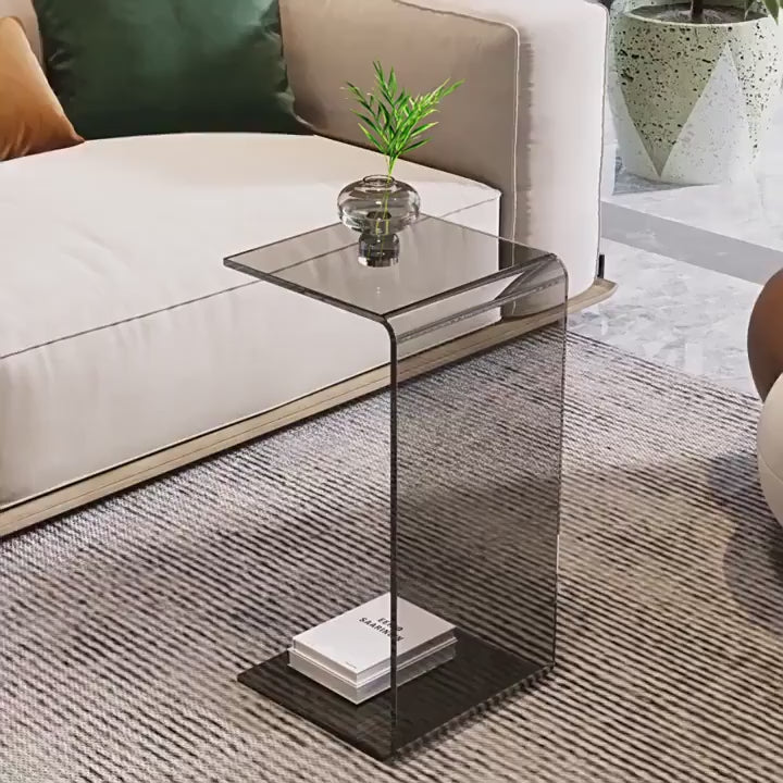 Măsuță laterală minimalistă din acril