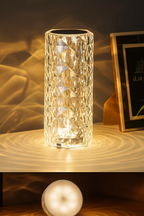 Lampă de masă cu diamant de cristal